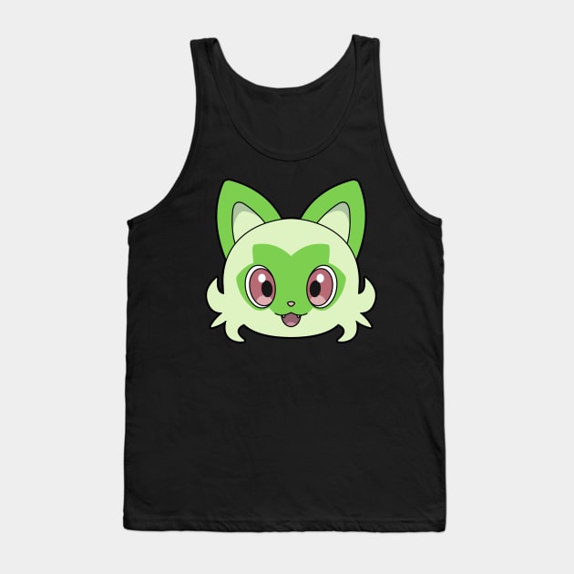 Sprigatito Tank Top by curiousQ